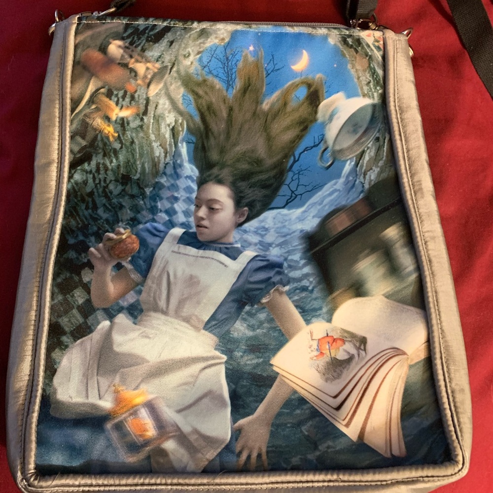 Baba Studios Alice down rabbit hole cross body bag